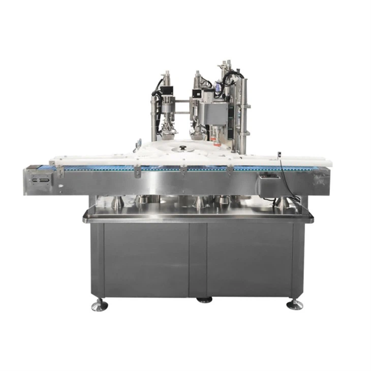Lower Noise Linear Bottle Capping Machine With PLC Controls